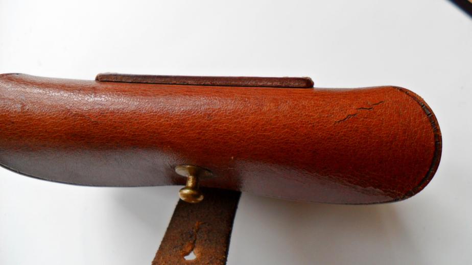 WW1 Sam Browne Leather Pistol Ammo Pouch