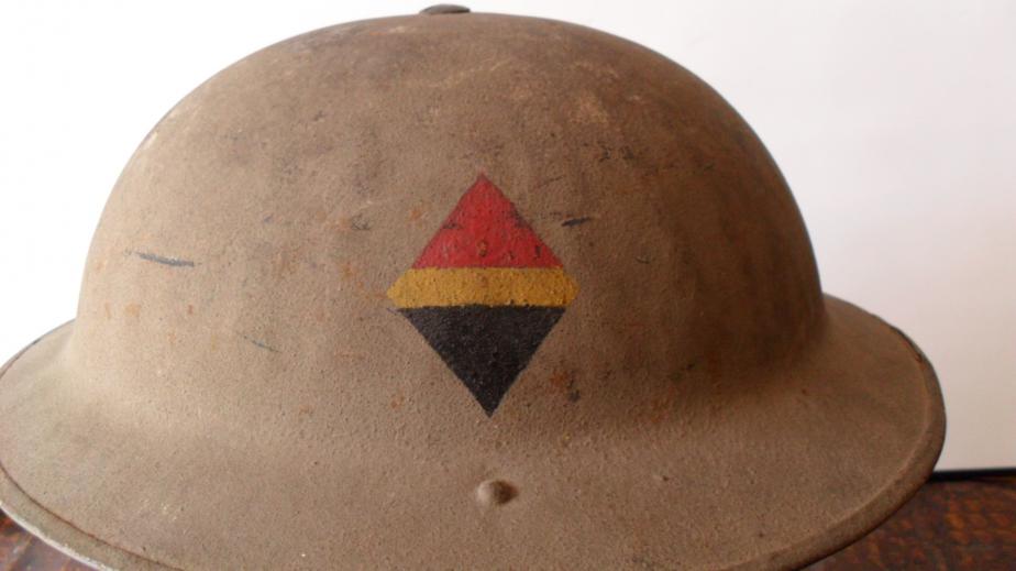  WW1/WW2 Free Belgian Forces Double Flashed Helmet 