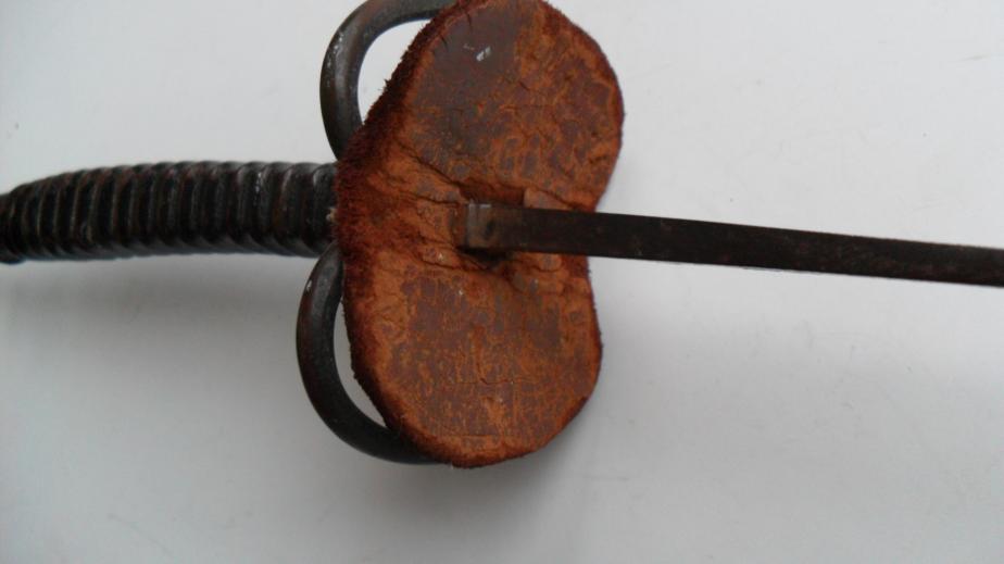 19th Century Epee With Etched Blade 