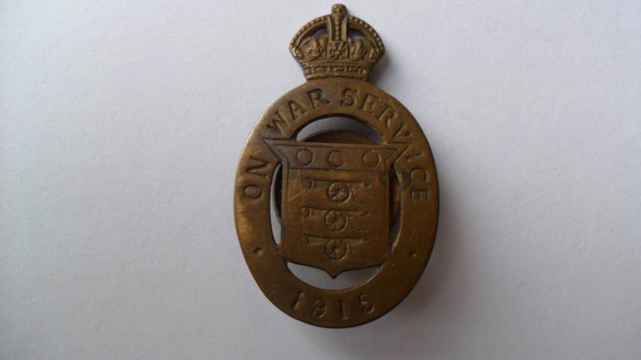 WW1  On War Service Badge 1915