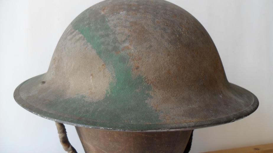 WW2 British MKII 1940 Camouflaged Helmet with Net