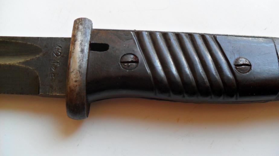 WW2 German 84/98 Bayonet (matching numbers) with Frog