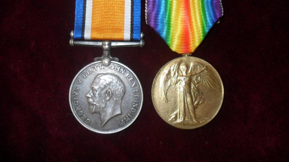 WW1 Pair  Army Service Corp