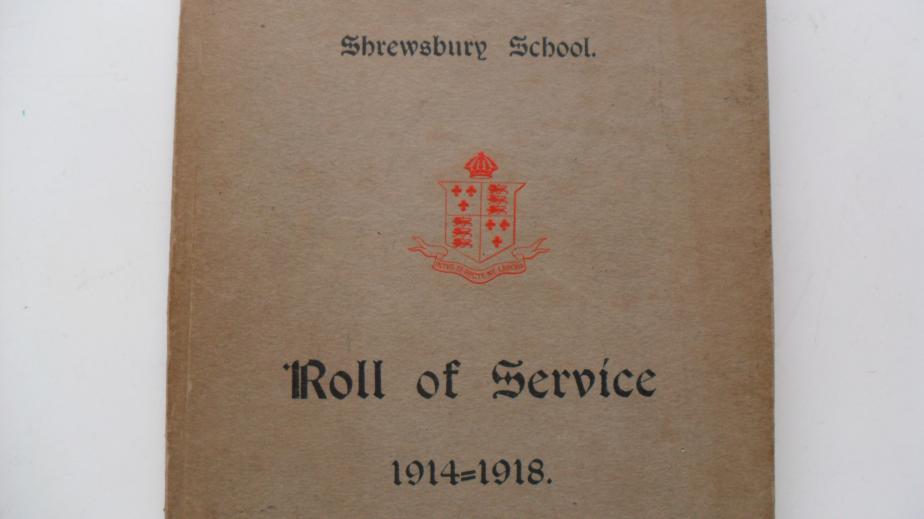 Shrewsbury School Roll Of Service Book 1914-18