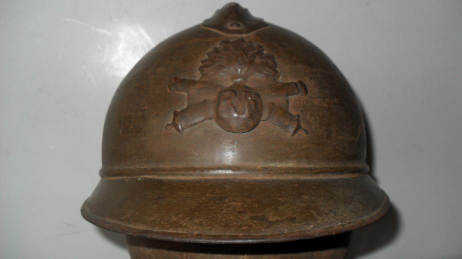 WW1 French Artillery Adrian Helmet