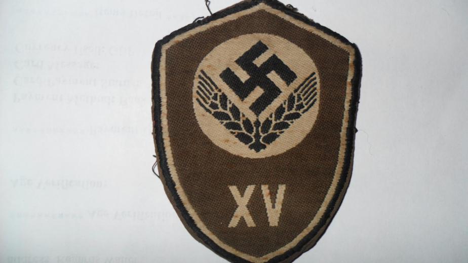 Third Reich RAD Section Leaders Shoulder Patch