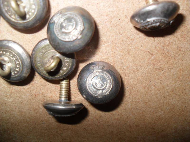 14 x 18mm Victorian 1st Batt Shropshire Rifle Volunteers Buttons