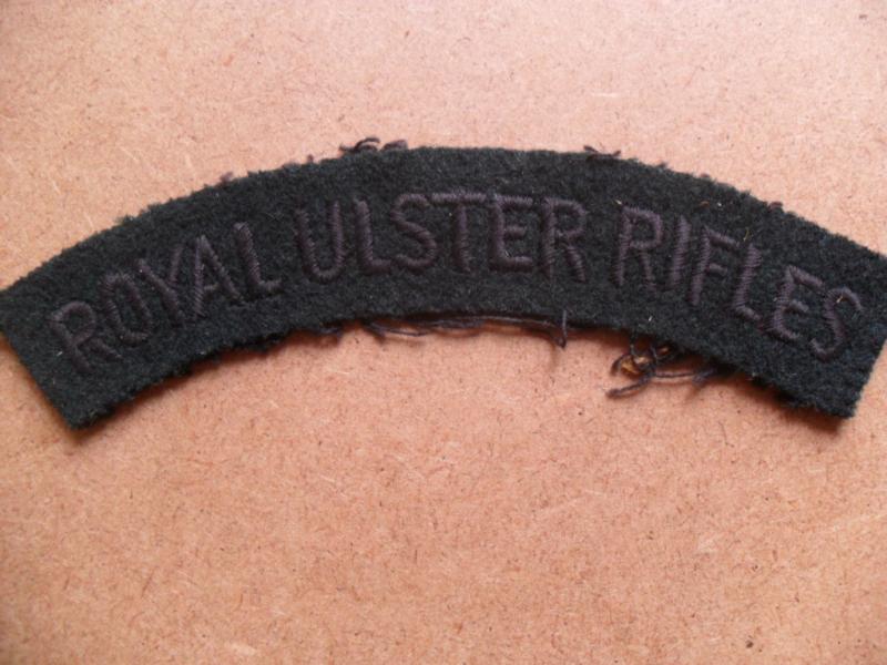 WW2 Royal Ulster Rifles Title