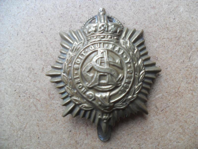 WW1 Army Service Corps 1916 Economy Cap Badge