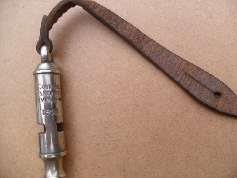 1916 British Officers Trench Whistle