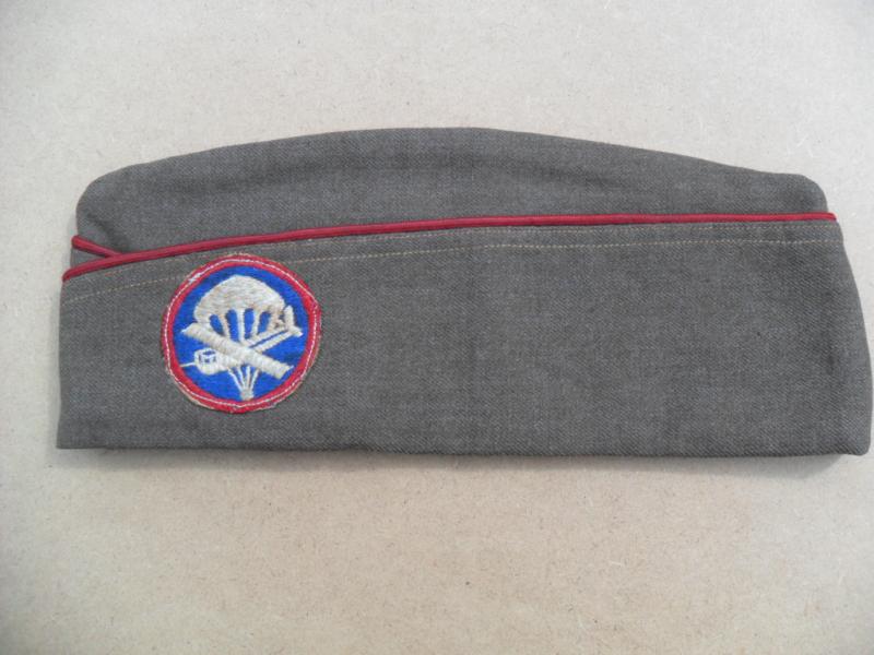 Scarce WW2 US Para/Glider Overseas Garrison Cap (British Made).