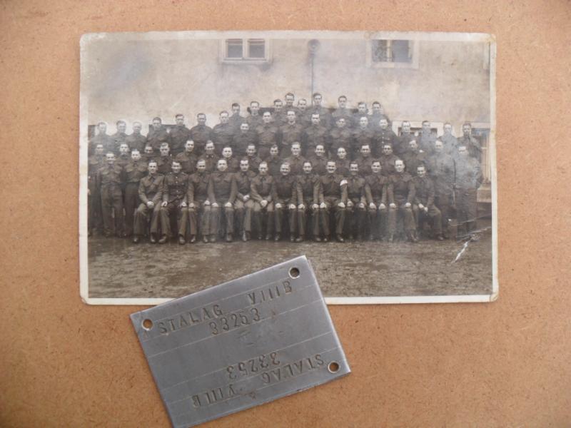 WW2 Stalag VIIIB  P.O.W Photo & ID Tag