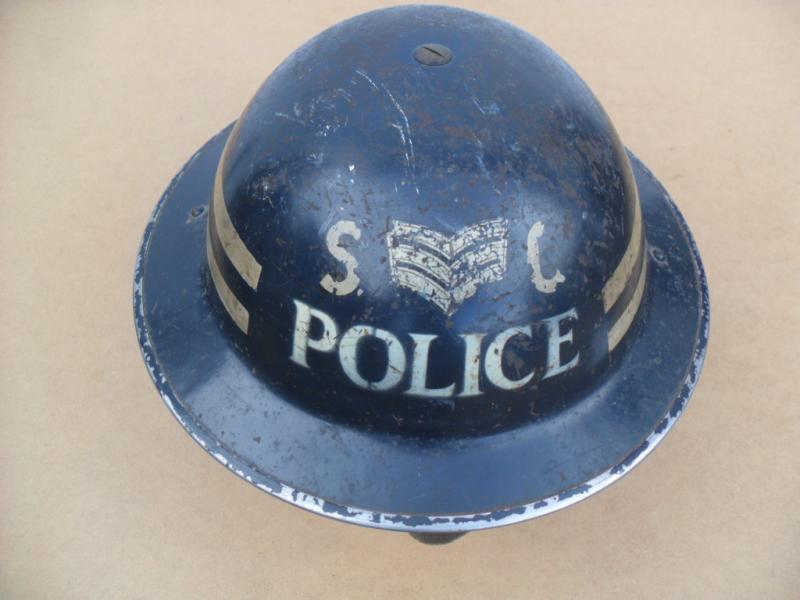 Early WW2 Police Sergeants (Special Constable) MKII Helmet