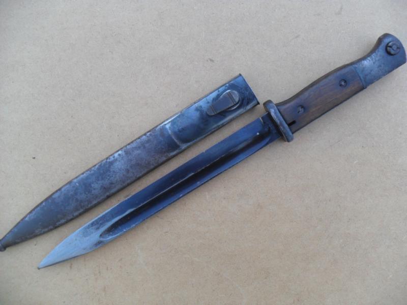 1938 German 84/98 (K98) Bayonet with Matching Numbers