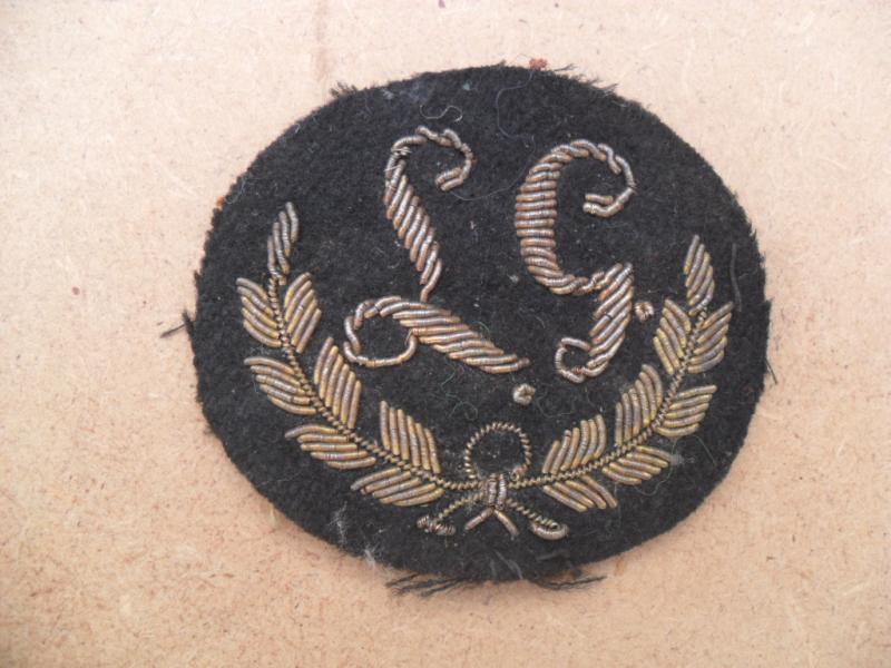 Lewis Machine Gunners Bullion Sleeve Badge