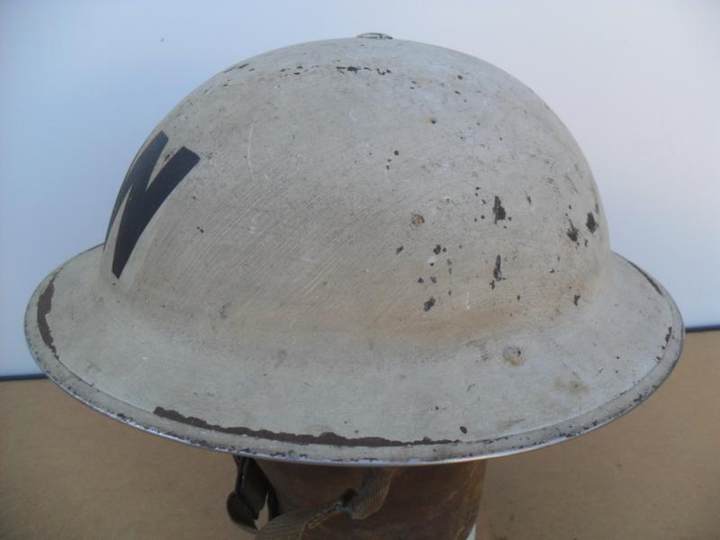 Early WW2 British Wardens MkII White Helmet 1939