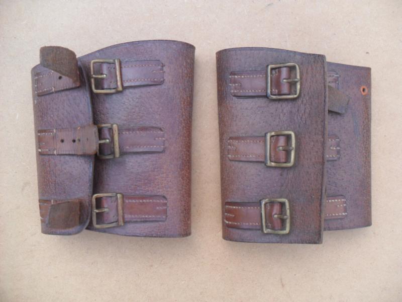 WW1 Period Private Purchase Leather Anklets/ Gaiters