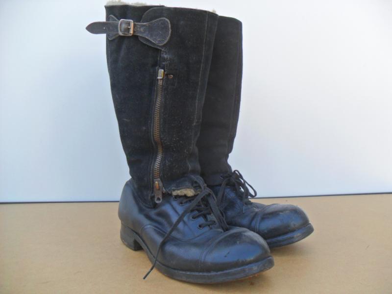 WW2 RAF Escape Pattern Flying Boots