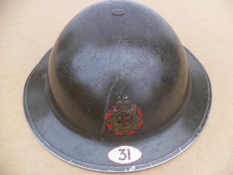 Early WW2 NFS MKII Helmet (Region 31 Brighton)