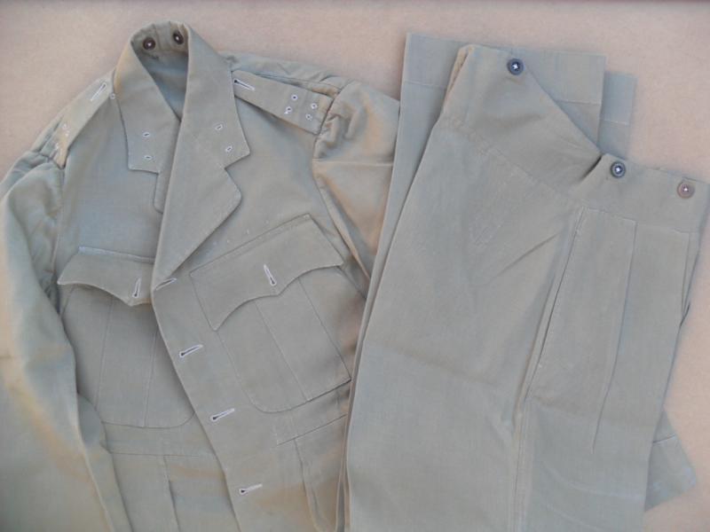 Inter-War/ Malaya Officer`s Khaki Drill Uniform ( RWF)