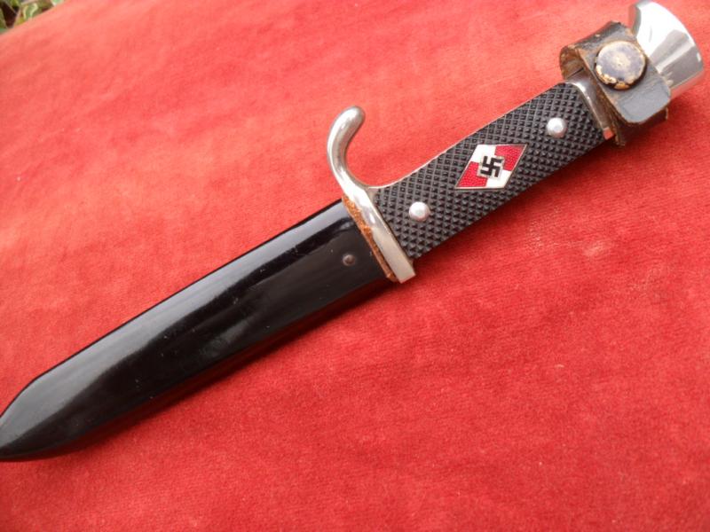 Rare Transitional Anton Wingen Hitler Youth Knife 1938