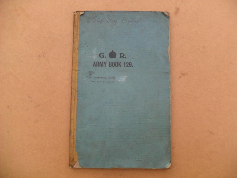 WW1 Army Book 129