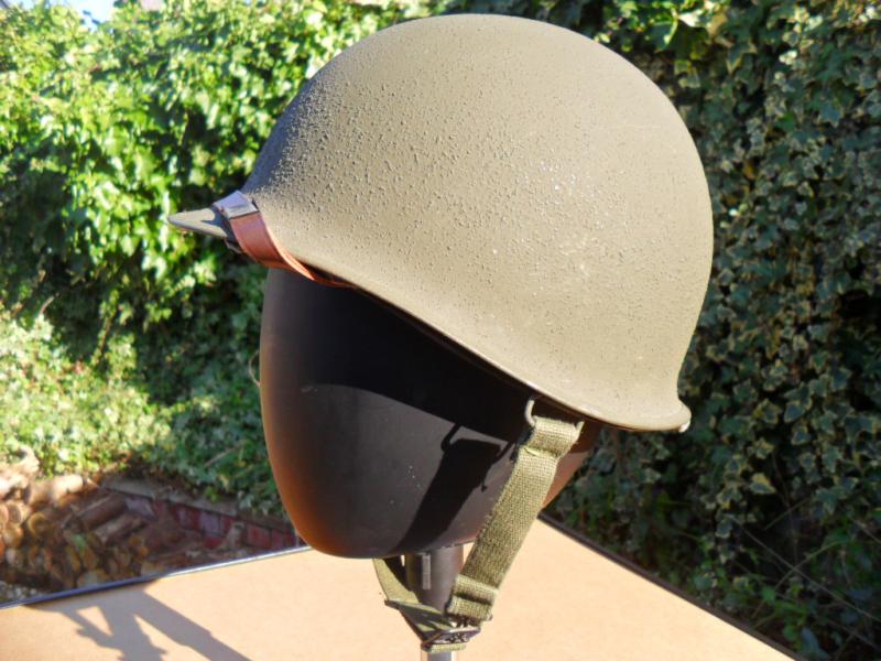 Rare WW2 Un-issued US M-1 Helmet (Front Seam)