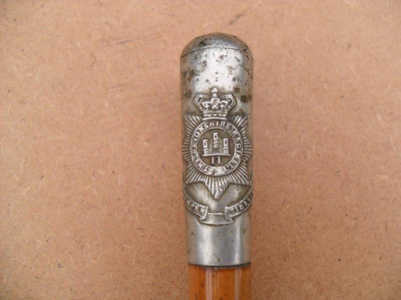 Victorian Devonshire Regiment Swagger Stick