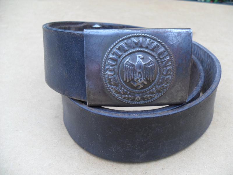 Late WW2 German Heer Other Ranks Belt & Buckle