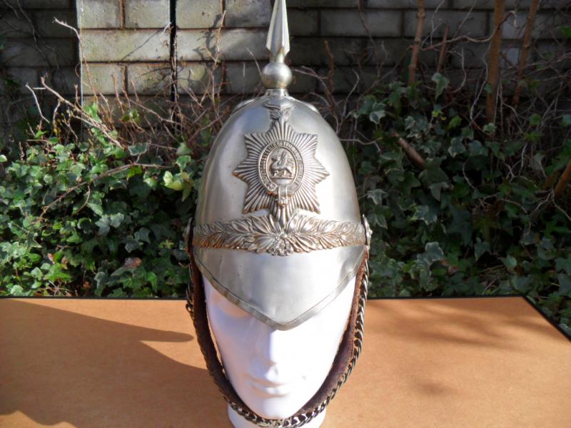 Scarce Montgomeryshire Yeomanry Cavalry 1871 Pattern Dress Helmet