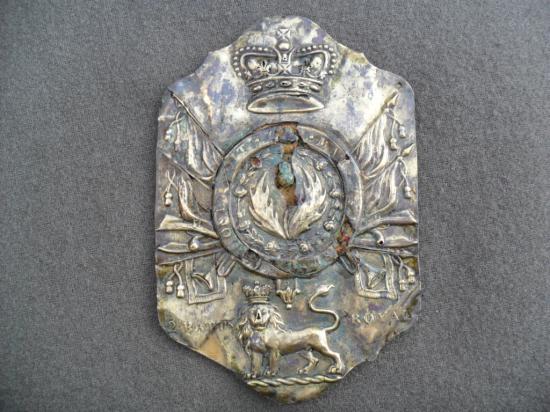 Rare Georgian Royal Regiment(Royal Scots) 1800-1812 Shako Plate (Excavated) No.2