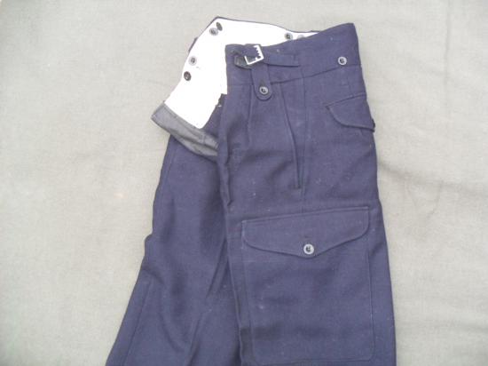 Post WW2 Civil Defence Wool Trousers