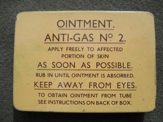 1939 Ointment, Anti-Gas No.2 Tin (Empty)