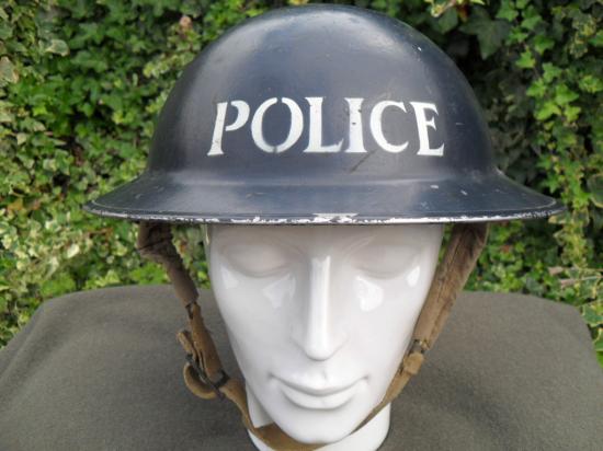Superb 1939 Home Front Police MKII Steel Helmet