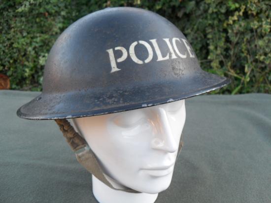 WWII 1939 Home Front Police Helmet