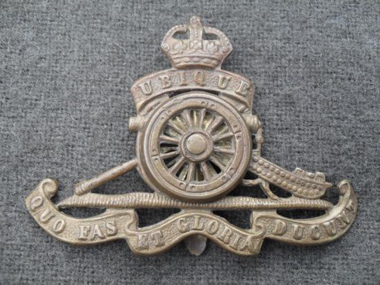 WW1 / WW2 Royal Artillery Cap Badge