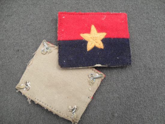 Pair of WW2 G.H.Q India Command Flashes