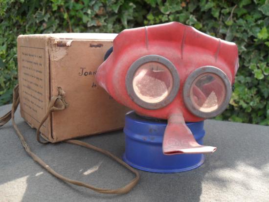 WW2 Home Front ''Mickey Mouse'' Child's Gas Mask