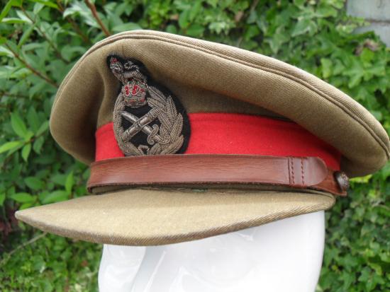 Scarce WW2 Indian-Made British General Officer's Visor Cap