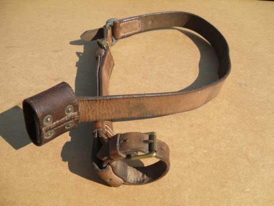 Mystery British Leather Equipment Strap (Identification Required)