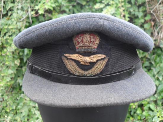 Early WW2 RAF Officer's Peaked Cap (Large Size)