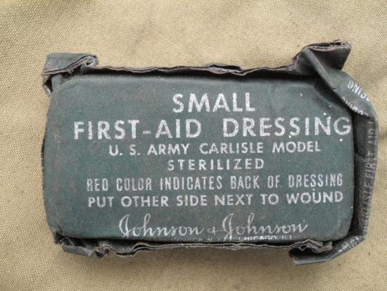 WW2 U.S Army Carlisle Model Small First-Aid Dressing