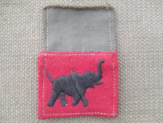 WW2 British IV Corps Embroidered Formation Sign