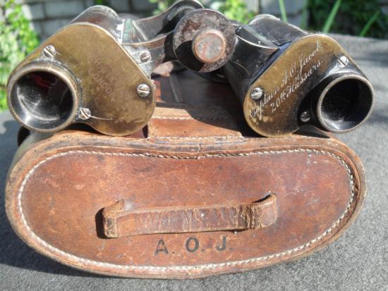 Boer War 20th Hussars Officer's Binoculars - Husband Of Famous Scottish Novelist & Poet Violet Jacob