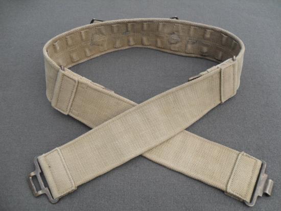 Royal Navy 1919 Pattern Webbing Belt Dated 1924