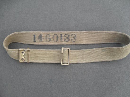 British 1913 Pattern 'Walk Out' Webbing Belt (2nd Type)