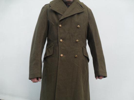 British 1940 Pattern Great Coat (Dismounted) 1942 Dated - Excellent Label