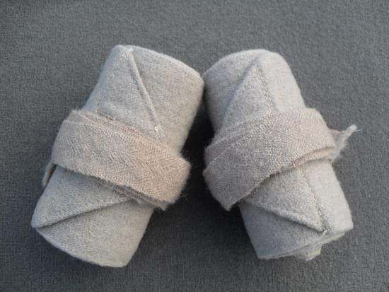 1940's - 50's British Army Short Length Wool Puttees
