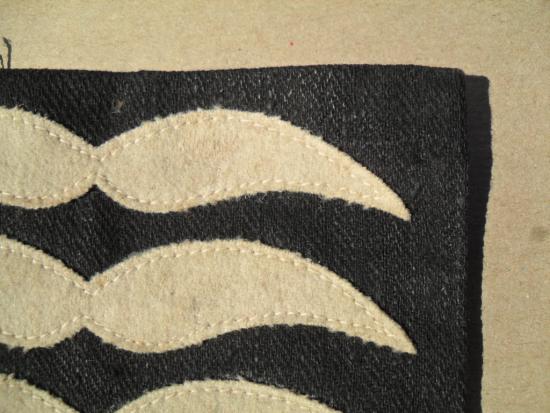 WW2 Luftwaffe Officer's Flight Suit Rank Insignia - Captain (HBT/Drillich Backed)