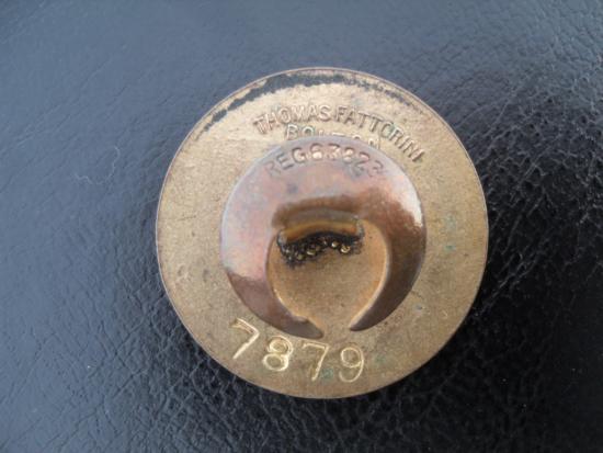 WW1 Cheshire Volunteer Regiment VTC Gilt & Enamel Lapel Badge